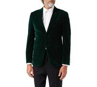 XPOSED Men's GARY Velvet Blazer - Stylish & Versatile in Green | Size: 44 XPOSED Green 44