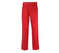 XPOSED Men's Georgio Peviani Comfort Fit Jeans for Casual Style in Red | Size: W42 L33 XPOSED Red W42 L33