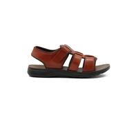 XPOSED Men's Gladiator Open Front Summer Sandals Comfortable & Stylish in Brown | Size: 11 XPOSED Brown 11