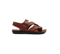 XPOSED Men's Gladiator Style Summer Walking Sliders Comfortable & Stylish in Brown | Size: 10 XPOSED Brown 10