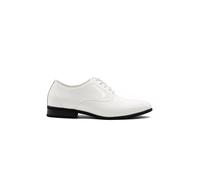 XPOSED Men's Glossy Classic Lace-Up Oxfords in White | Size: 8 XPOSED White 8