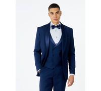 XPOSED Men's Greg Tailored Tuxedo Jacket Weddings Formal Events in Navy | Size: 42 XPOSED Navy 42