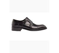 XPOSED Men's Handcrafted Double Monk Shoes for Elegant Style in Black | Size: 9 XPOSED Black 9