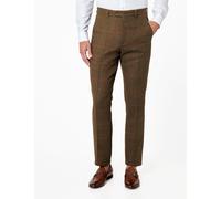 XPOSED Men's Jarvis Vintage Herringbone Check Trousers in Brown | Size: 40 XPOSED Brown 40