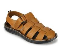 Xposed Mens Leather Cross Strap Sandals Jesus Style Summer Holiday Beach Walking Mules