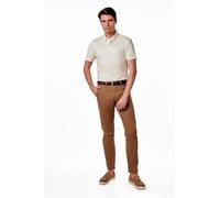 XPOSED Men's Mercerised Cotton Short Sleeve Polo Shirt for Smart Casual Wear in Cream | Size: XL XPOSED Cream XL