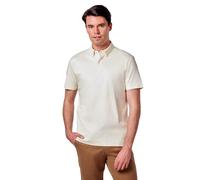 XPOSED Men's Mercerised Cotton Short Sleeve Polo T-Shirt in Cream | Size: 2XL XPOSED Cream 2XL