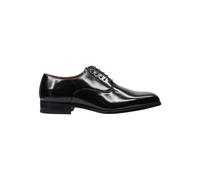 XPOSED Men's Polished Faux Leather Oxford Lace Up Shoes for Timeless Style in Black | Size: 8 XPOSED Black 8