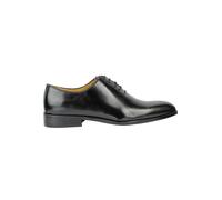 XPOSED Men's Premium Real Leather Lace Up Oxfords in Black | Size: 8 XPOSED Black 8