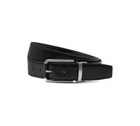 XPOSED Men's Reversible & Leather Belt in Black | Size: 120 cm XPOSED Black 120 cm