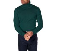 Xposed Mens Roll Neck Jumper Soft Cotton Fine Knitted High Turtle Polo Pullover Top