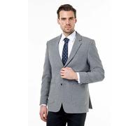 XPOSED Men's Sean Wool Blend Stretch Tweed Jacket in Grey | Size: 46 XPOSED Grey 46