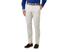 Xposed Mens Stretch Washed 100% Cotton Chinos Trousers Smart Casual Retro Tailored Fit Pants