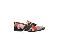 XPOSED Men's Stylish Brocade Tassel Loafers in Maroon | Size: 8 XPOSED Maroon 8