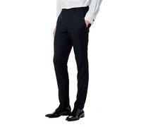 XPOSED Men's Stylish Classic Formal Dress Suit Trousers in Black | Size: 46 XPOSED Black 46