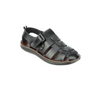 XPOSED Men's Stylish Cross Strap Summer Sandals For Comfortable Wear in Black | Size: 11 XPOSED Black 11