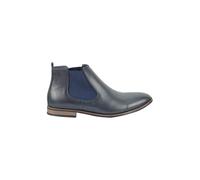 XPOSED Men's Stylish Faux Leather Chelsea Boots for Effortless Elegance in Navy | Size: 10 XPOSED Navy 10
