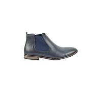 XPOSED Men's Stylish Faux Leather Chelsea Boots for Effortless Elegance in Navy | Size: 9 XPOSED Navy 9