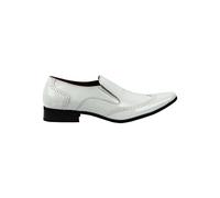 XPOSED Men's Stylish Faux Leather Loafers for Effortless Elegance in White | Size: 10 XPOSED White 10