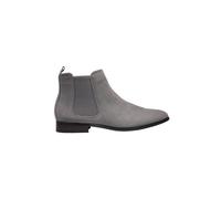 XPOSED Men's Stylish Faux Suede Chelsea Boots in Grey | Size: 8 XPOSED Grey 8