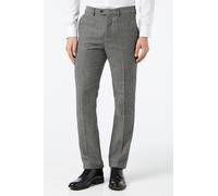 XPOSED Men's Stylish Herringbone Tweed Trousers in Grey | Size: 38 XPOSED Grey 38