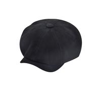 XPOSED Men's Stylish Leather Ivy Beret Baker Boy Hat in Black | Size: Large XPOSED Black L