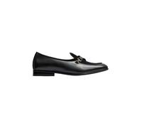 XPOSED Men's Stylish Leather & Velvet Loafers With Elegant Monk Strap in Black | Size: 10.5 XPOSED Black 10.5