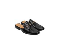 XPOSED Men's Stylish Real Leather Patent Half Shoes in Black | Size: 11 XPOSED Black 11