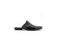 XPOSED Men's Stylish Real Leather Printed Half Shoe | Size: 10 XPOSED Multicolor 10