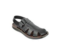 XPOSED Men's Stylish Roman Style Strap Sandals For Summer in Black | Size: 8 XPOSED Black 8