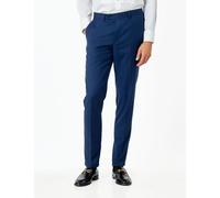 XPOSED Men's Stylish Suit Trousers with Geometric Pattern in Navy | Size: 40 XPOSED Navy 40
