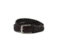 XPOSED Men's Stylish Woven Leather Belt in Brown | Size: 125 cm XPOSED Brown 125 cm
