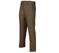 Xposed Mens Tweed Trousers Retro Smart Tailored Fit Herringbone Check 1920s Vintage Styled Pants