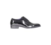 XPOSED Men's Two-Tone Suede & Leather Classic Brogues - Smart Formal Lace-Up Shoes in Black | Size: 8 XPOSED Black 8