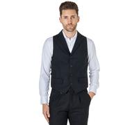 XPOSED Men's Tyler Herringbone Tweed Waistcoat Stylish Occasions in Grey | Size: 44 XPOSED Grey 44