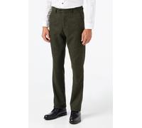 XPOSED Men's Vintage Tweed Trousers - Classic Tailored Fit Formal Occasions in Green | Size: 44 XPOSED Green 44
