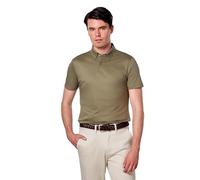 Xposed Mercerised Cotton Khaki Polo T Shirt Short Sleeve, L