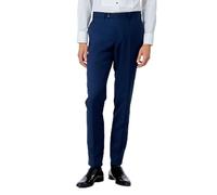 Xposed Navy Blue Formal Tailored Dress Suit Trousers [TRS-V83710-2-GREG-NAVY, 30R]
