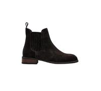 XPOSED RAMOS Mens Suede Chelsea Boots Real Leather Lined Pull On Ankle Boots