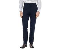 Xposed ZAK - Honeycomb Weave Navy Blue Tailored Suit Trouser [TRS-ZAK-NAVY-38]