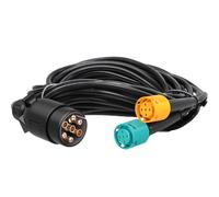 XPOtool 5 m 7-Pole Trailer Cable, E-11 Certifiedfor, 7-Pole Trailer Cable for Rear Lights, Secure Power Connection, Two 5-Pin Connectors