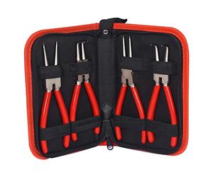 XPOtool Circlip Pliers Set 4 Pieces Internal External Snap Ring Pliers 90 Degree Bent and Straight