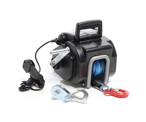 XPOtool Electric Cable Winch 12V Motor Winch Cable Pull up to 2267 kg 450W Motor Hoist 1.38m/min