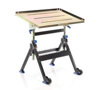 XPOtool Folding Welding Bench up to 150kg Welding Cart Adjustable in Height Inclination up to 90°