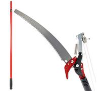 XPOtool Telescopic Pruning Saw 100-200cm 2-in-1 Function Pruning Saw and loppers with Cable Pull
