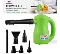 XPOWER A-3B Multiuse Rechargeable Black Electric Cleaning Tool PC Dust Blower UK