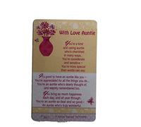 Xpress Yourself Auntie Keepsake Card 3.25" x 2" - With Love Auntie XY25008
