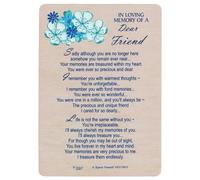 Xpress Yourself Loving Memory Graveside Memorial Card & Holder 5.75 X 4" Relations Friends Etc - Dear Friend 35015