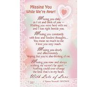Xpress Yourself One I Love Keepsake Card 3.25" x 2" - Missing You While We're Apart XY25019