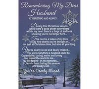 Xpress Yourself Remembering My Dear Husband At Christmas And Always Graveside Card
